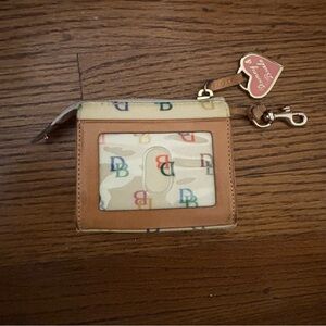 DB inspired Multicolor Logo Women's keychain Wallet